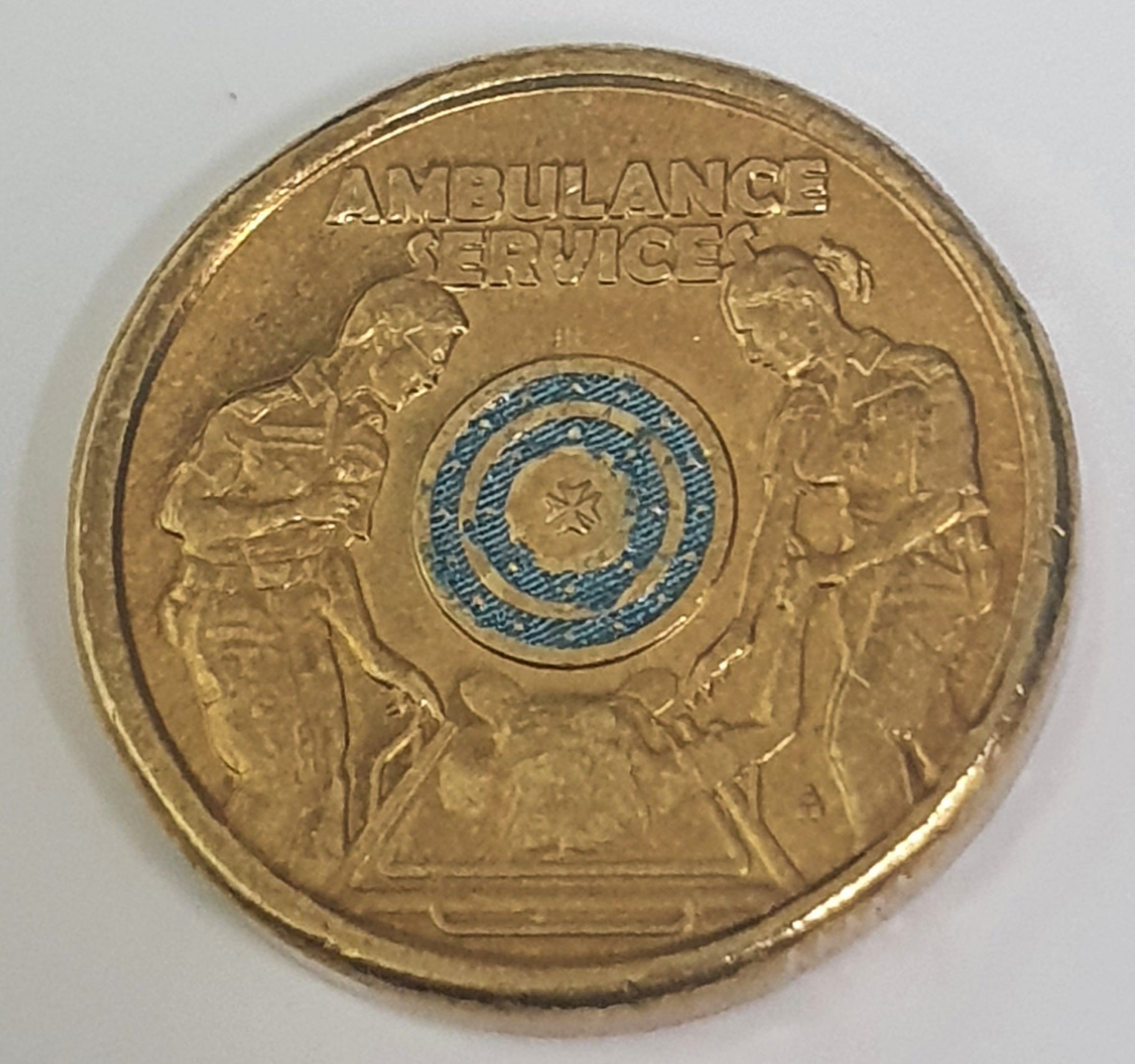 2021 'Ambulance Service' $2 Coin, Circulated | Montees Collection