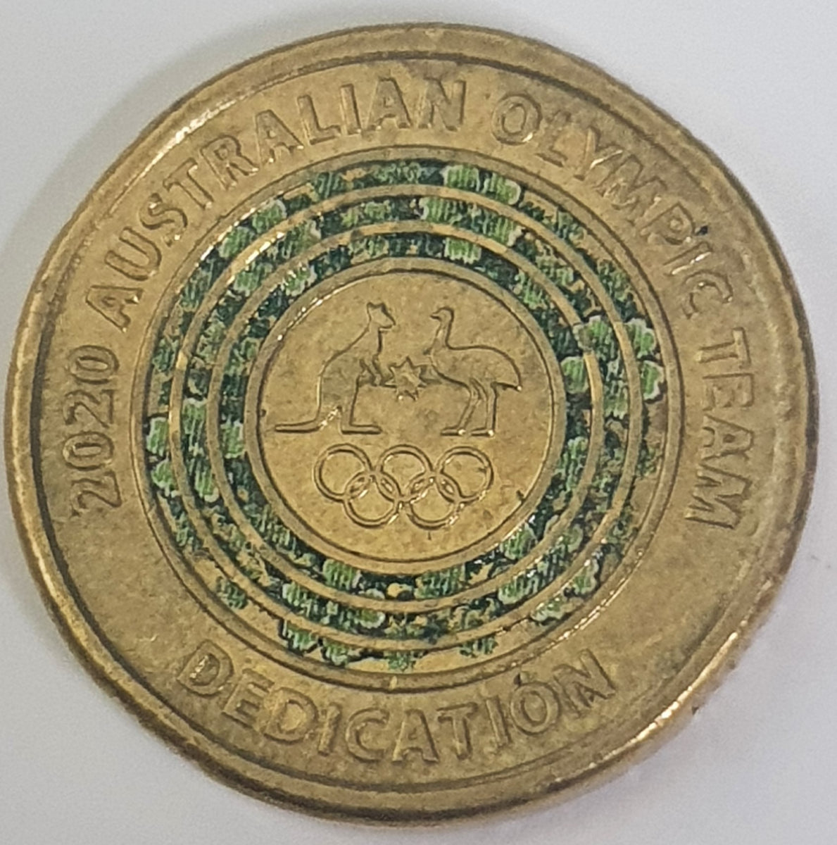 2020 'Aus Olympic Team Dedication ' 2 Coin, Circulated