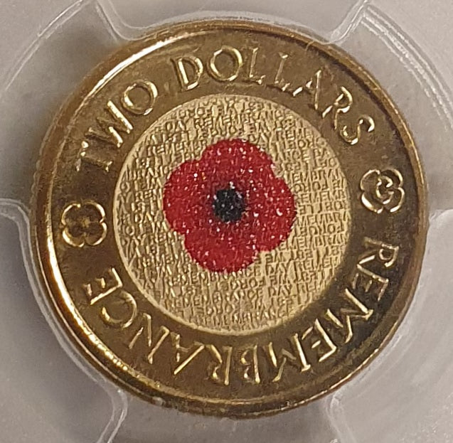 2012 - $2 Red Poppy 'C Mint' ms68 | Montees Collection