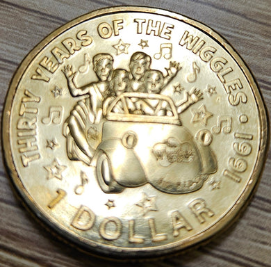 2021- 30 Years of The Wiggles'- $1 Coin, Uncirculated