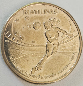 2023 Matildas $1 Coin -Header- Circulated