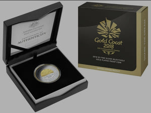 2018 Gold Coast Commonwealth Games Silver Proof Coin