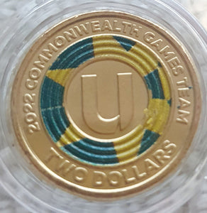 2022, Australian Commonwealth Games Team - 'U' - Uncirculated $2 coin